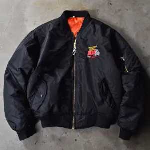 リバーシブル！ “motor cycle safety project NIU” レーシング MA-1 フライトジャケット 231128H
