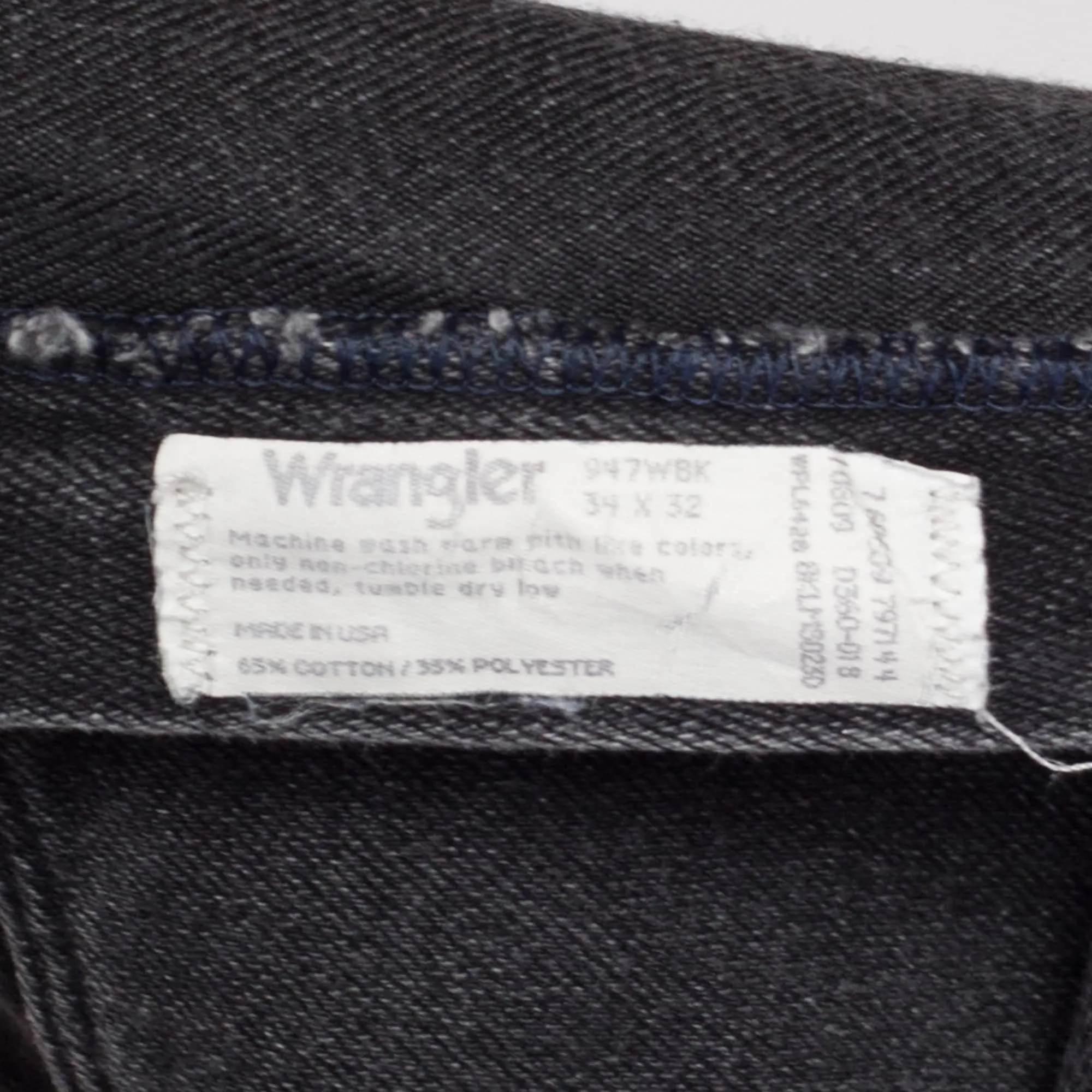 34x32 90s Wrangler Faded Black Jeans