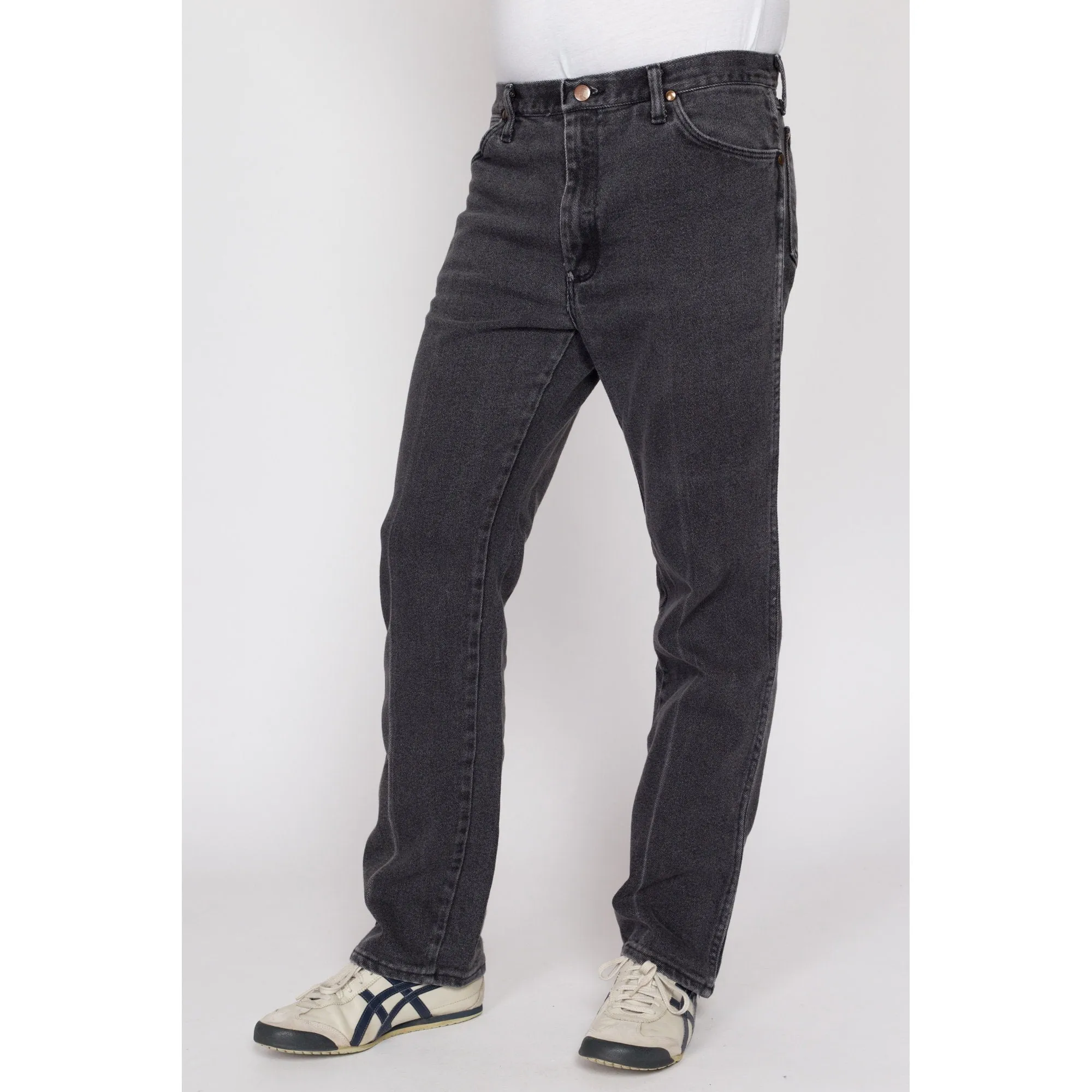 34x32 90s Wrangler Faded Black Jeans