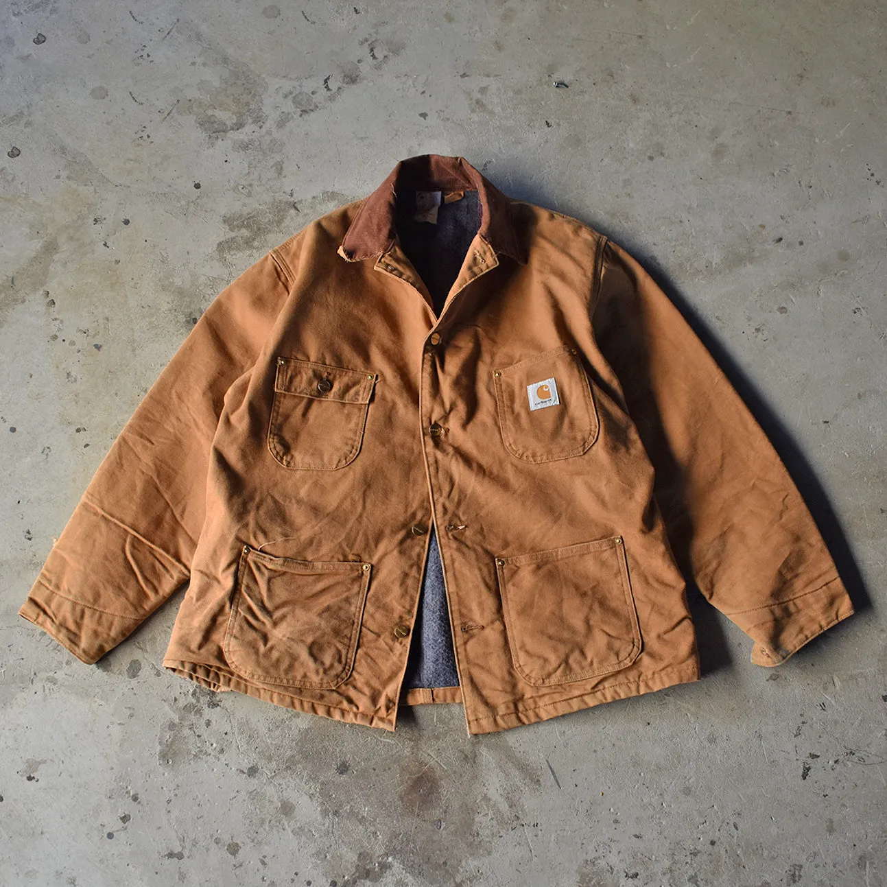 80-90’s Carhartt ブランケットライナー ミシガンチョアコート 230104