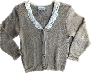 80s Knit Fashion Ave. Cardigan   L