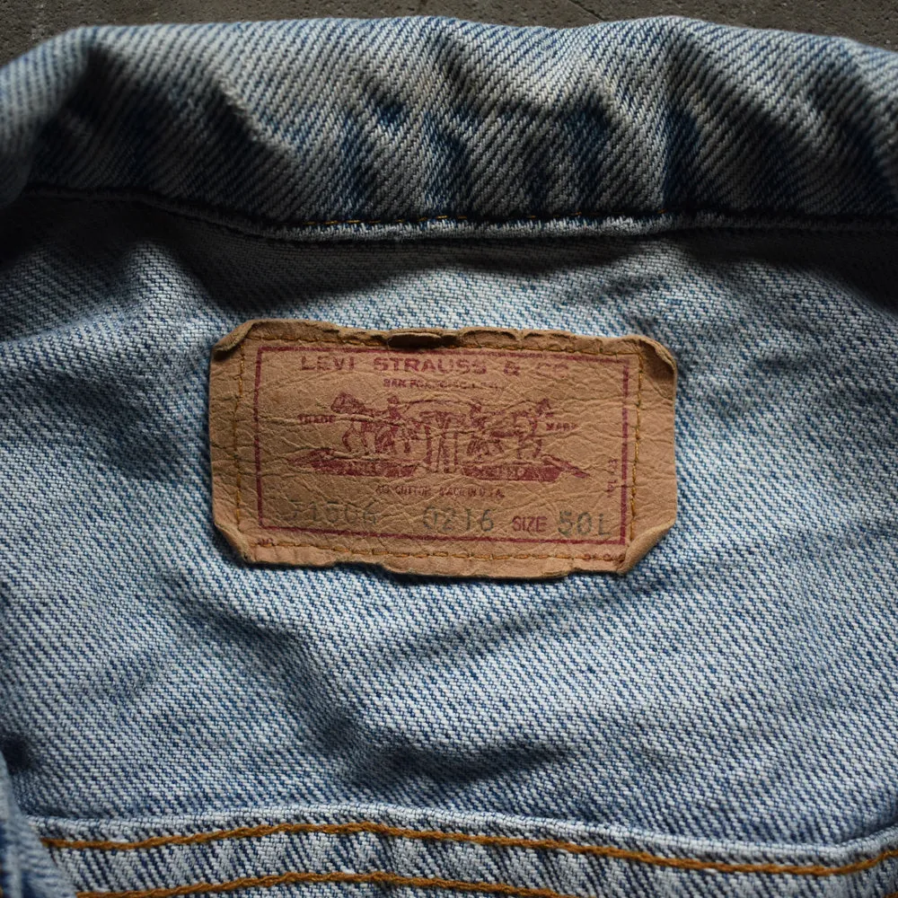 80's　Levi's/リーバイス 50LONG！ 70506-0216 デニムジャケット　USA製　230428