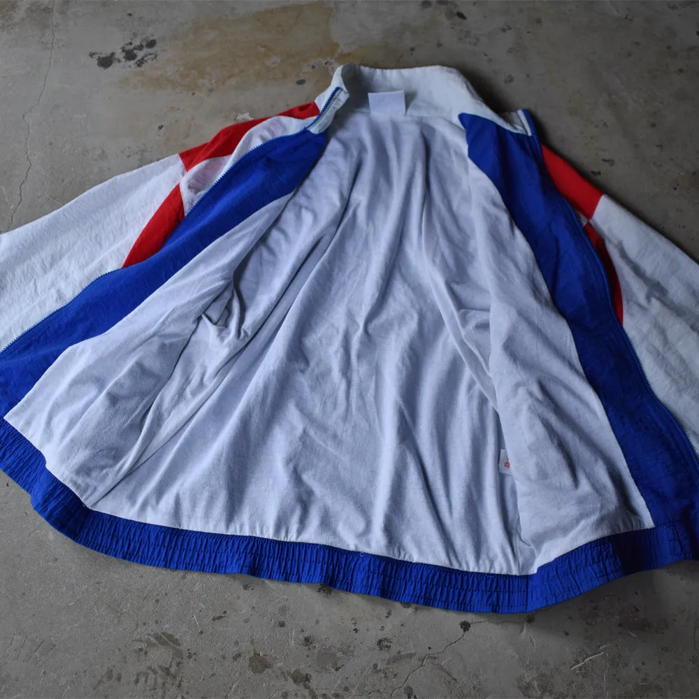 90's adidas トリコロール！ ナイロンジャケット France製 221123