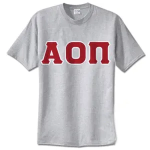 Alpha Omicron Pi Standards T-Shirt - G500 - TWILL