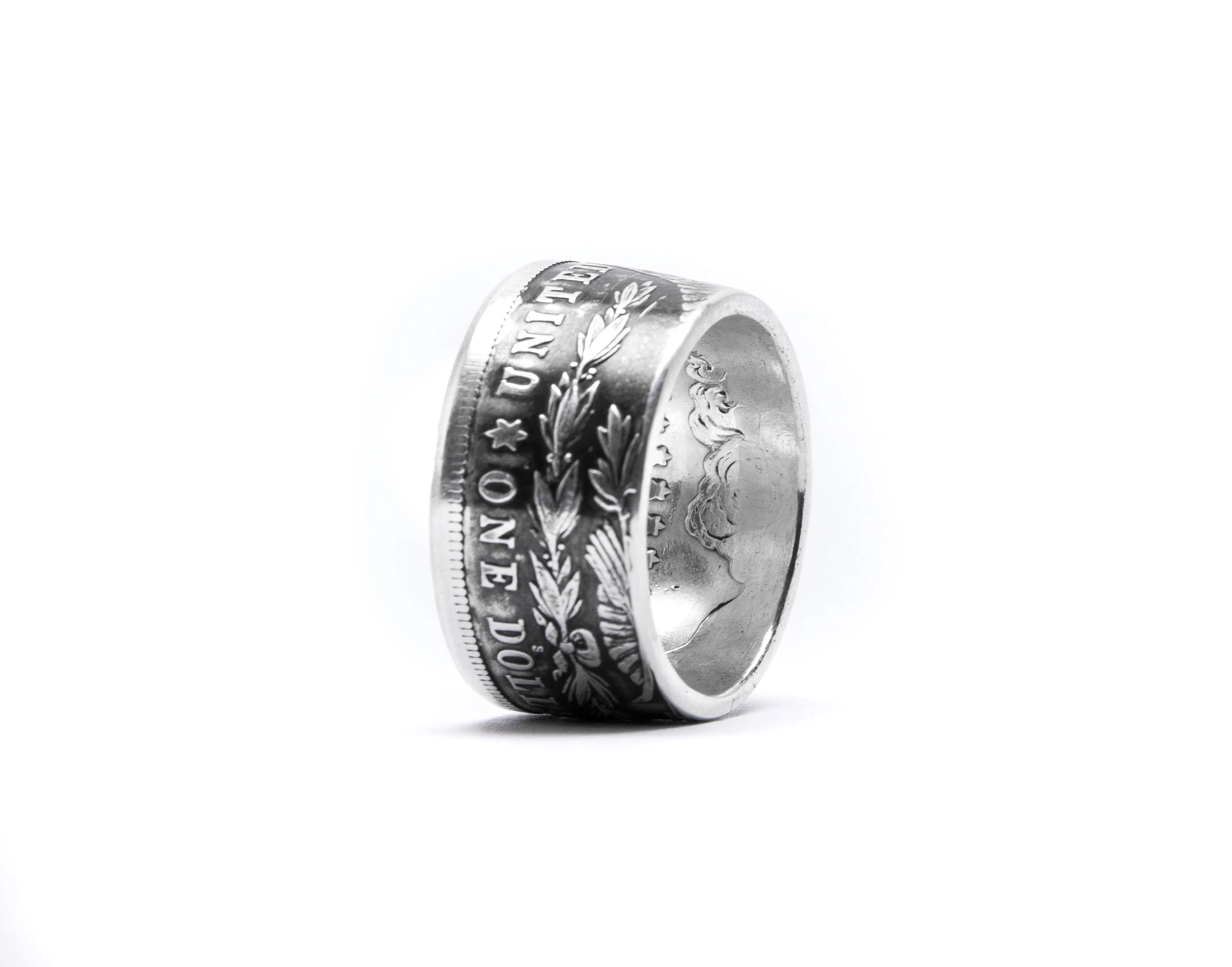 American Morgan Silver Dollar Coin Ring
