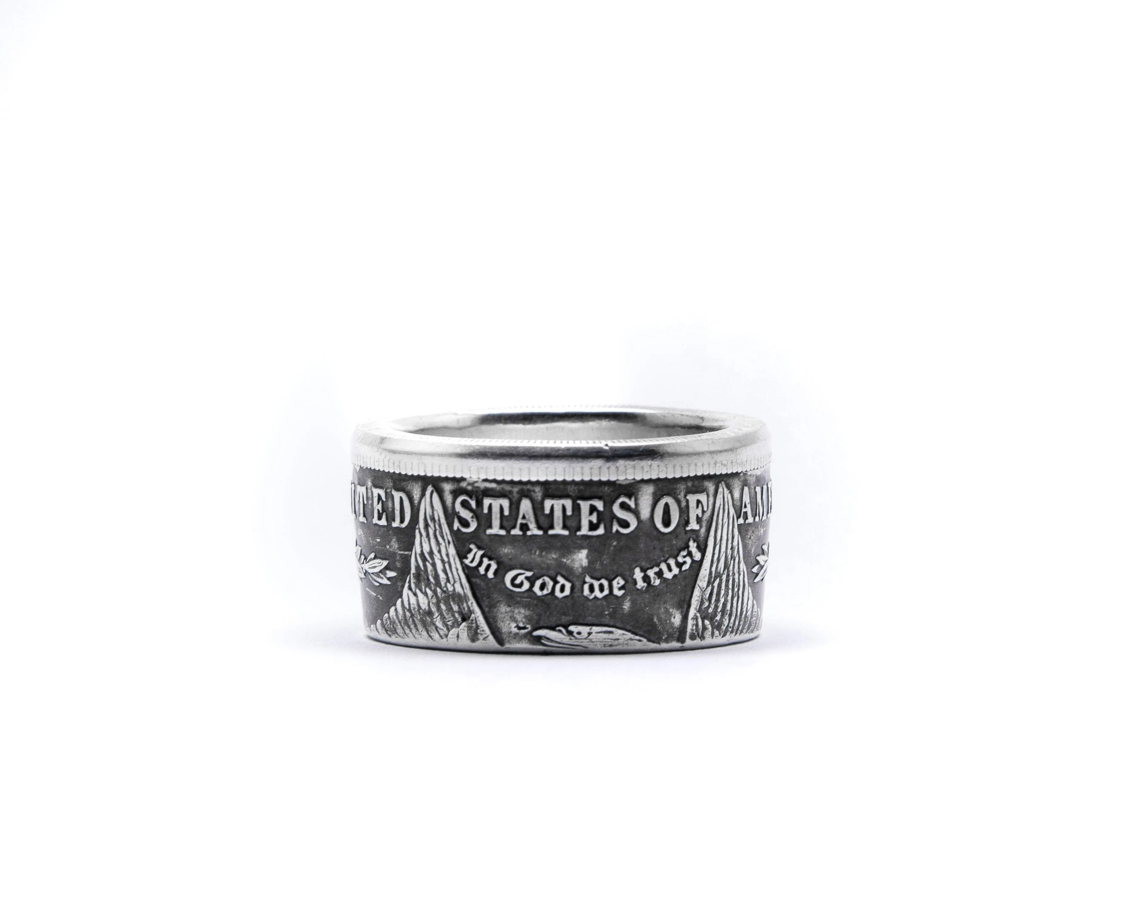 American Morgan Silver Dollar Coin Ring