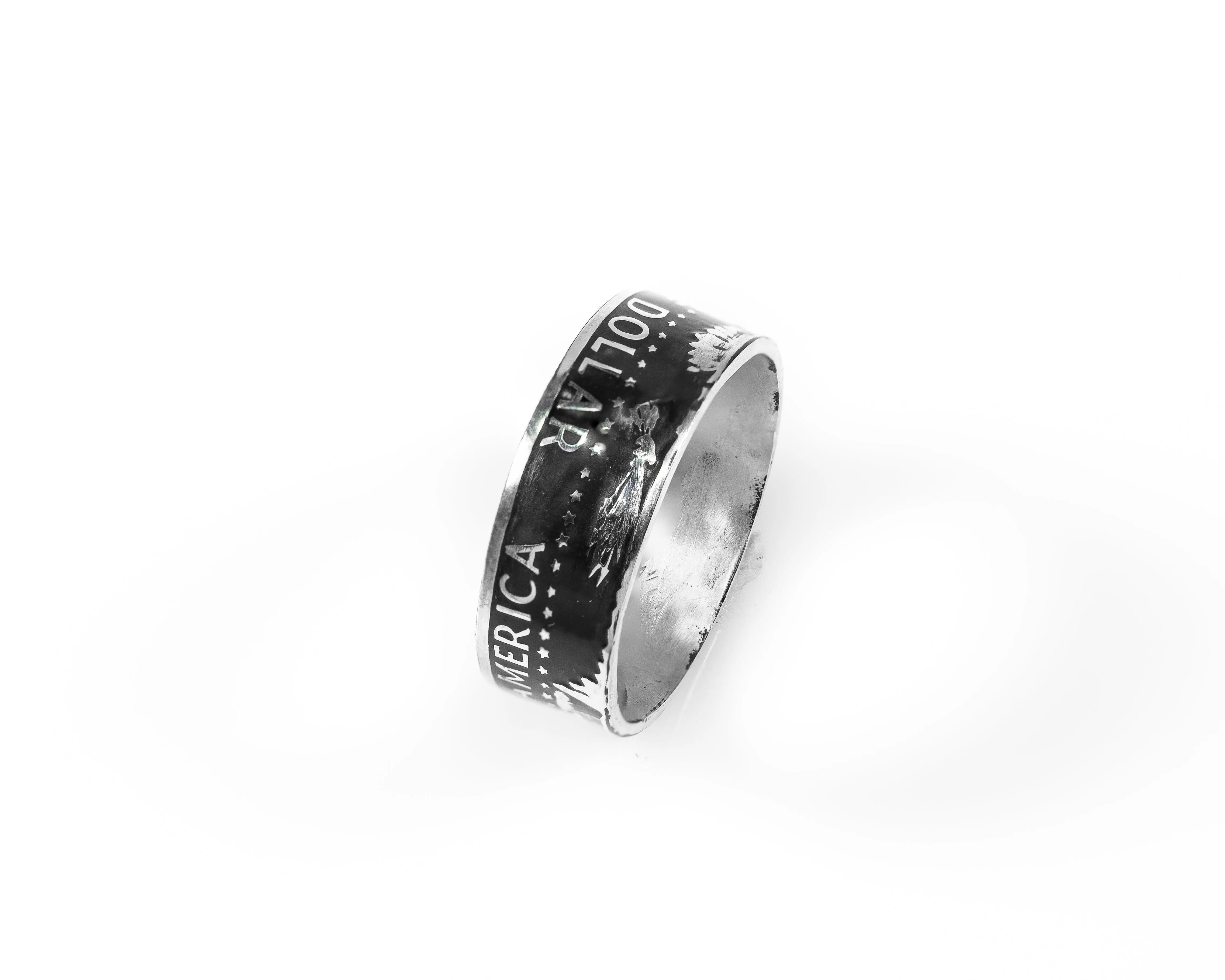 American "Kennedy" Half Dollar .400 Silver Coin Ring
