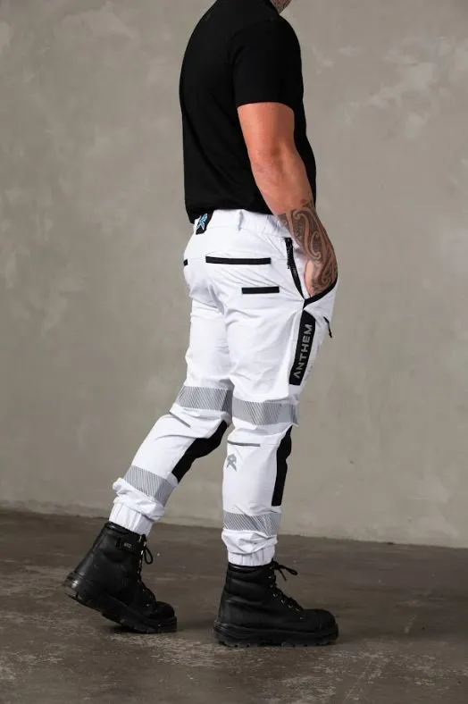 ANTHEM TRIUMPH PANT WITH TAPE - WHITE