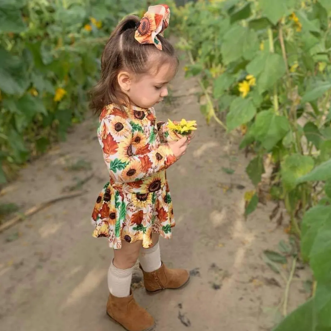 Autumn Long Sleeve Bodysuit Dress