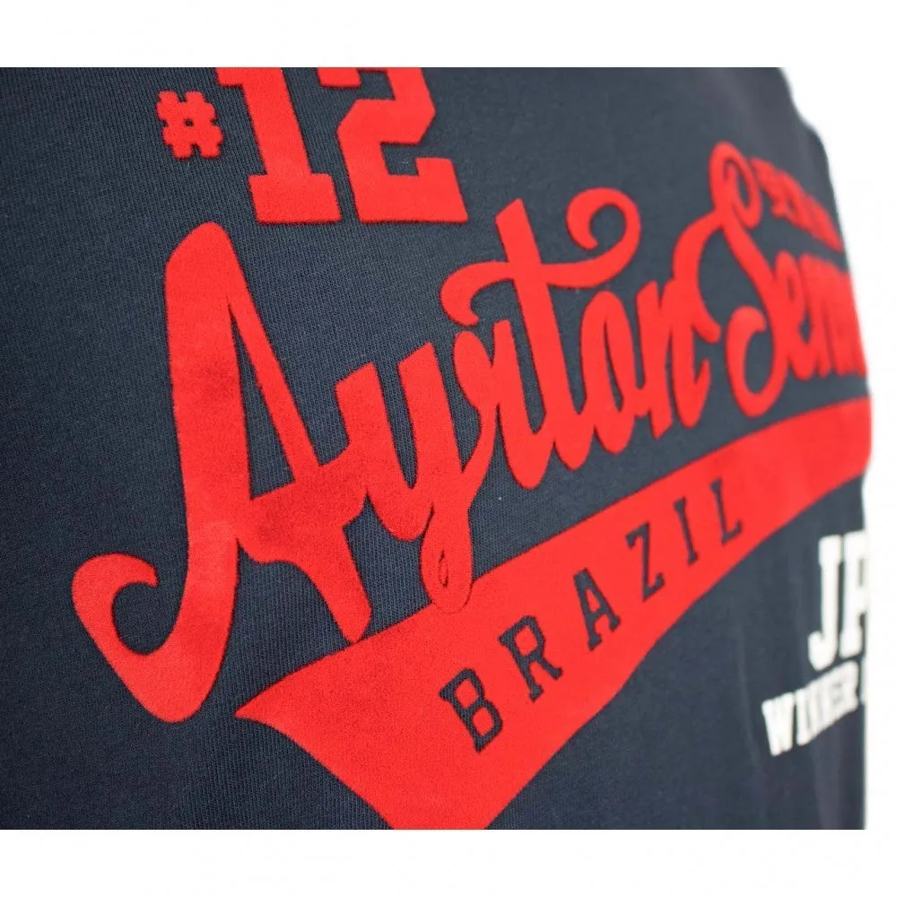 Ayrton Senna T-shirt, No.12, Blue, 2016
