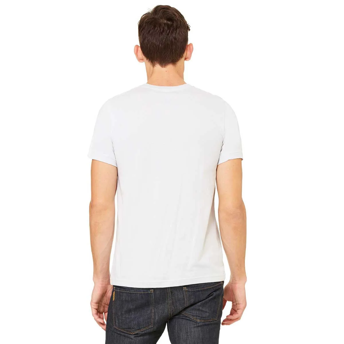 Bella   Canvas Unisex Silver Made in the USA Jersey Short-Sleeve T-Shirt