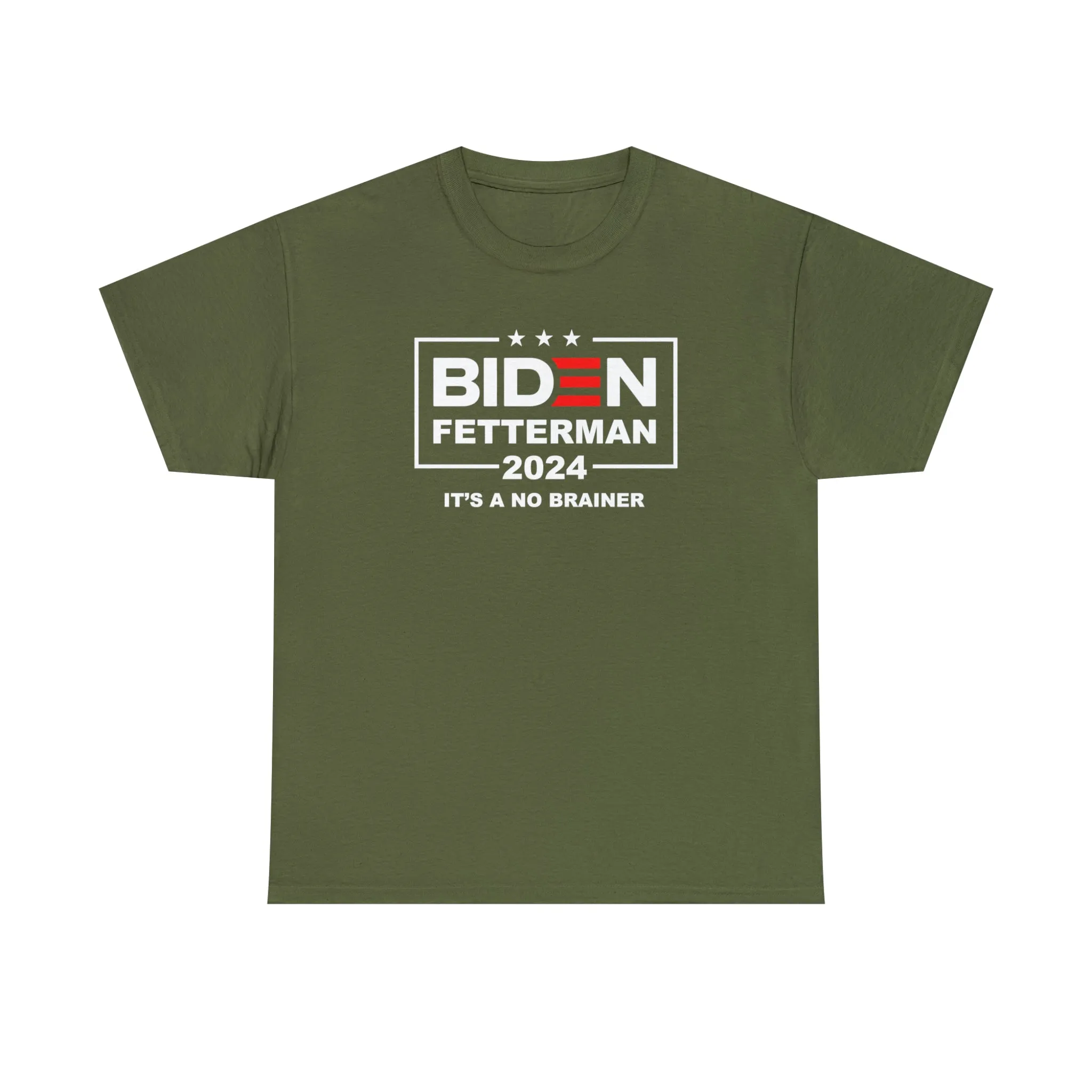 Biden Fetterman 2024 "It's A No Brainer" Unisex T-Shirt