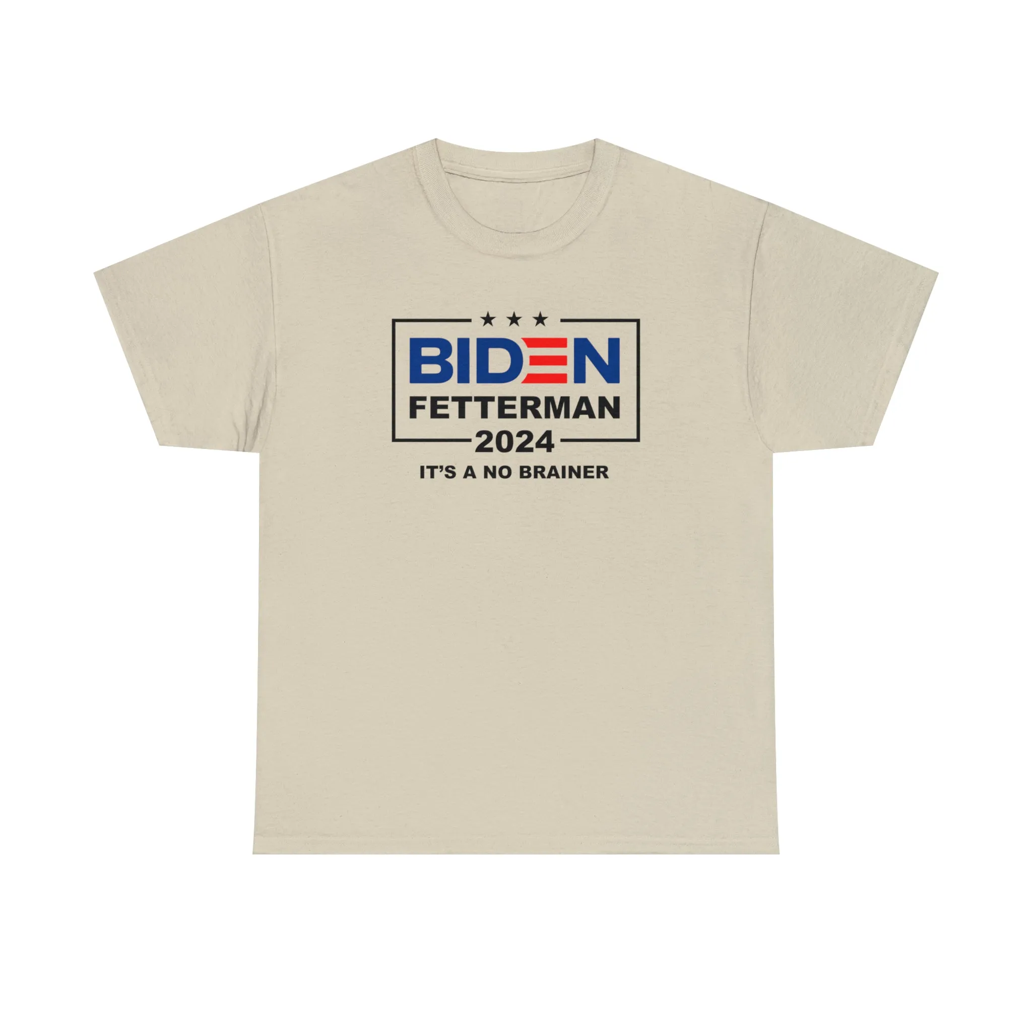 Biden Fetterman 2024 "It's A No Brainer" Unisex T-Shirt