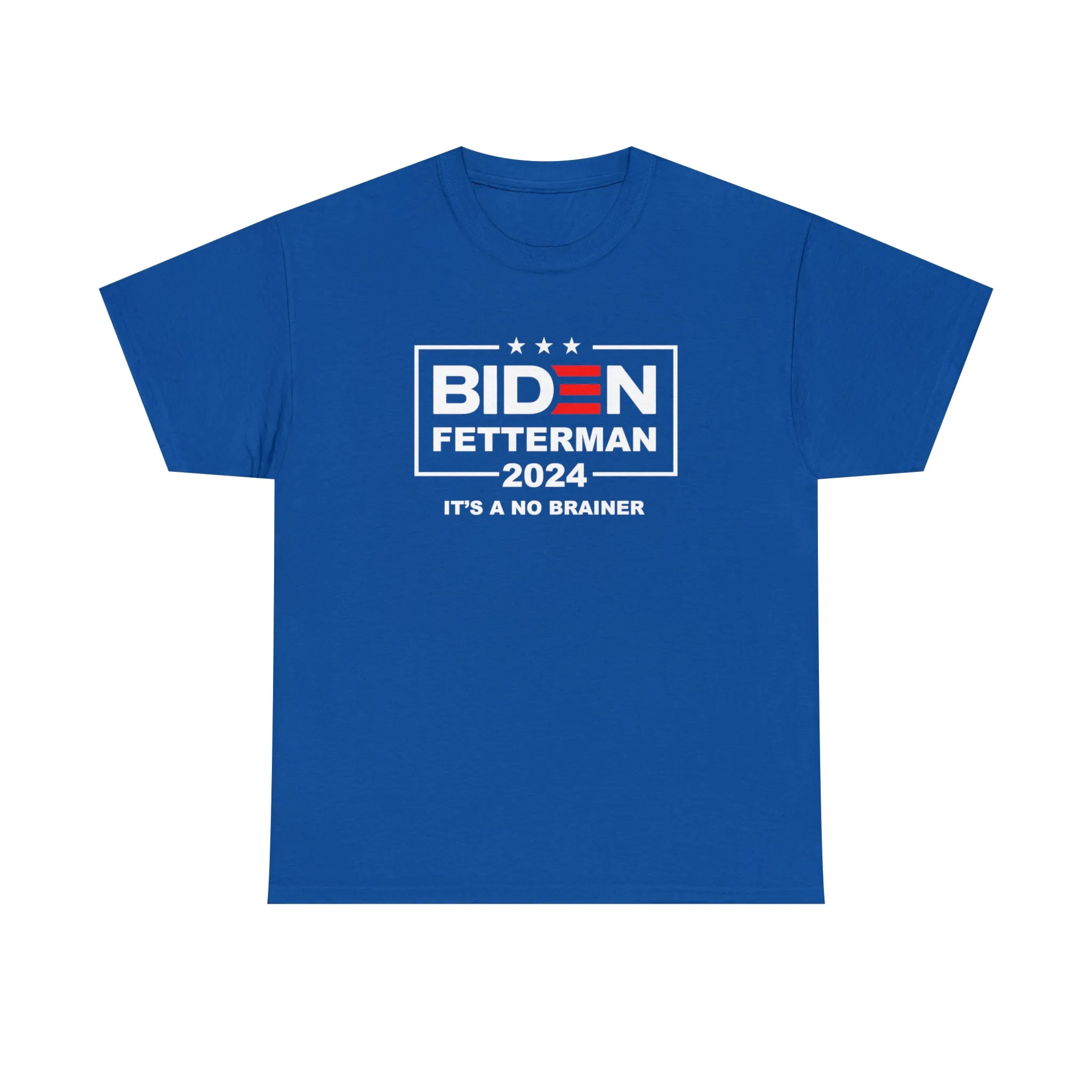Biden Fetterman 2024 "It's A No Brainer" Unisex T-Shirt