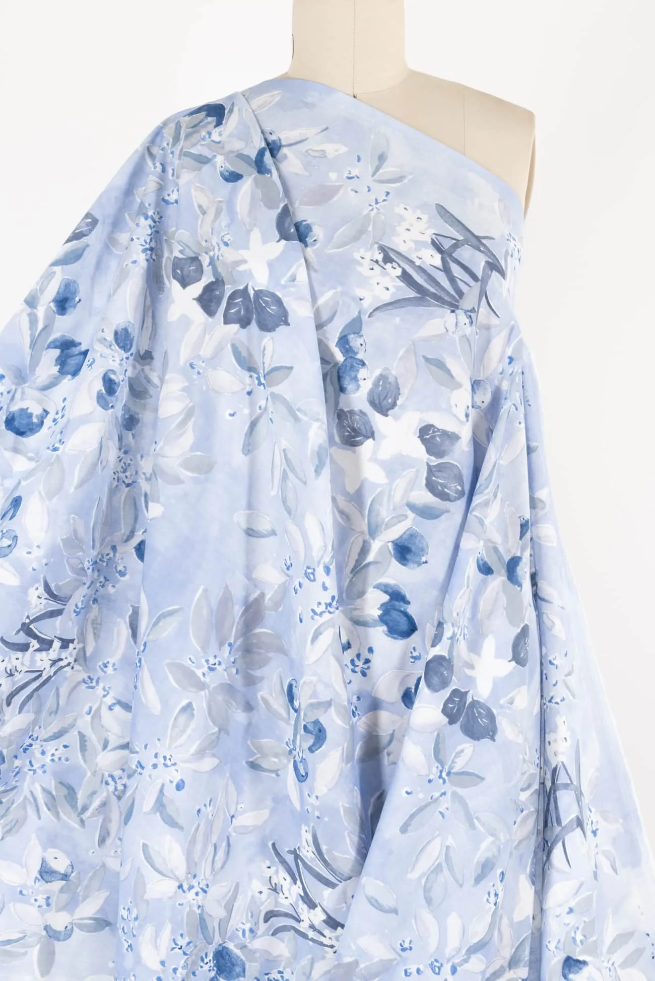 Blue Hour Japanese Double Gauze Cotton Woven
