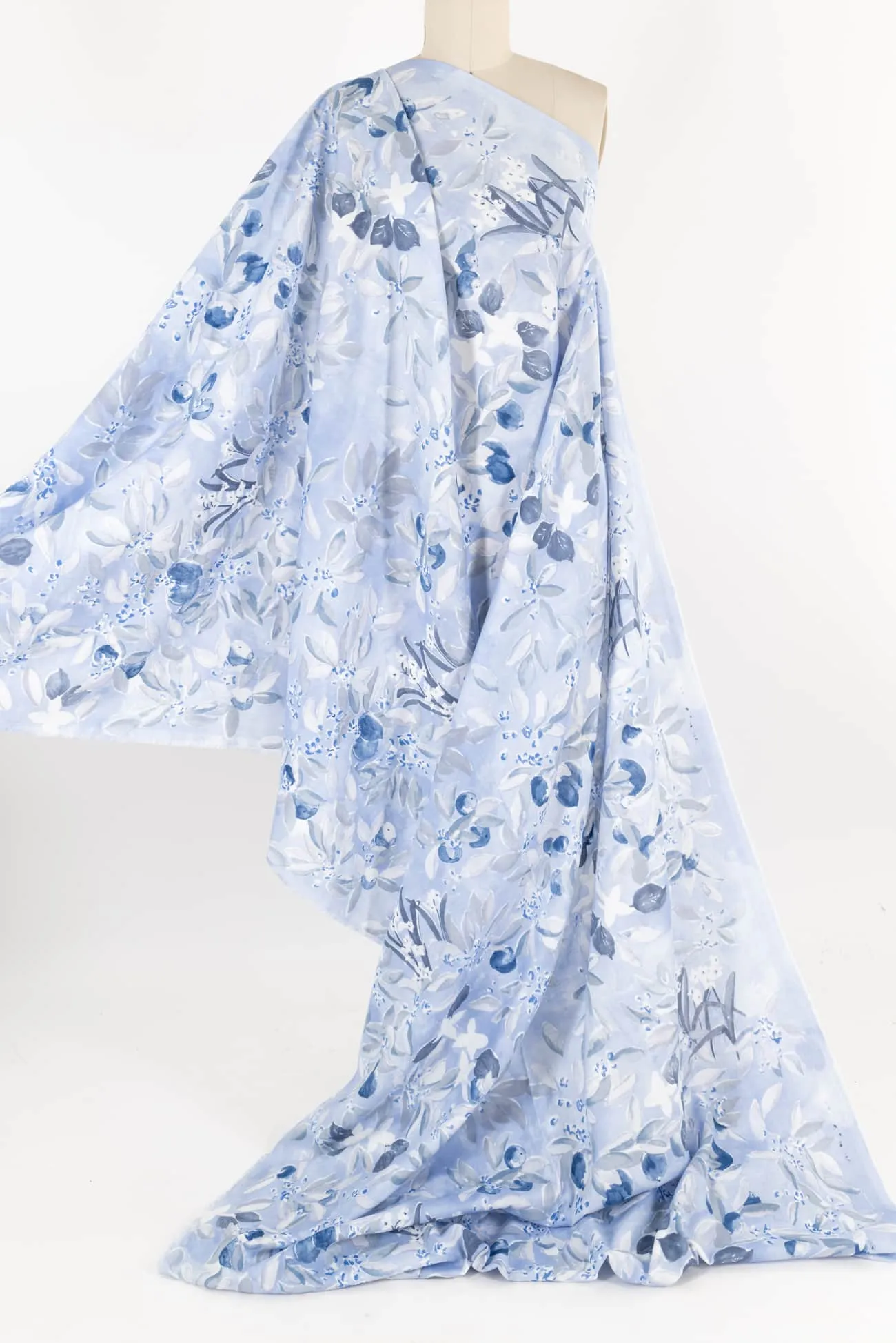 Blue Hour Japanese Double Gauze Cotton Woven