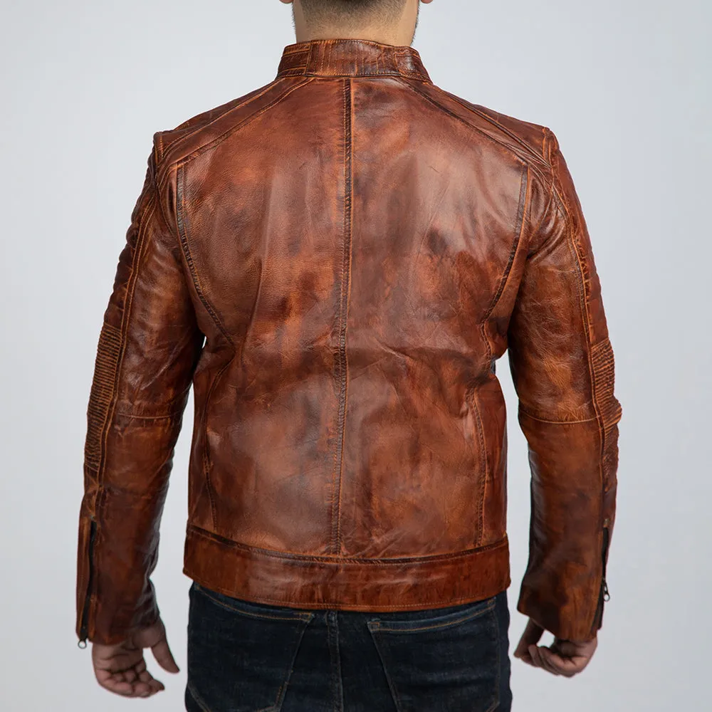 Cowboy Brown Vintage Leather Jacket