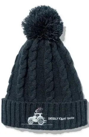 DIDDLY SQUAT BEANIE / BOBBLE HAT