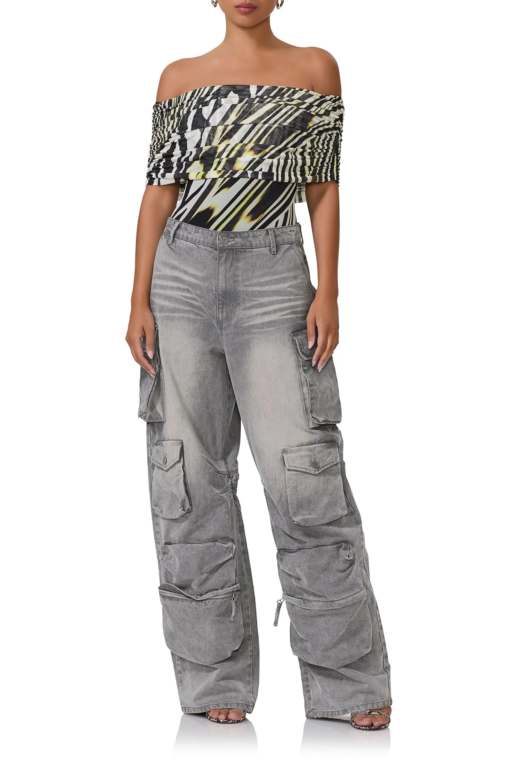 Divya Bodysuit - Zebra Lime