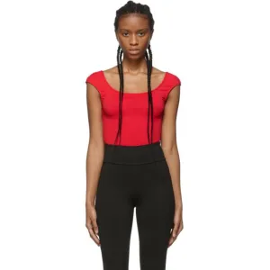 Ernest Leoty Red Agathe Bodysuit