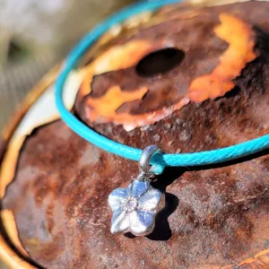 Forget Me Knot Cord Anklet