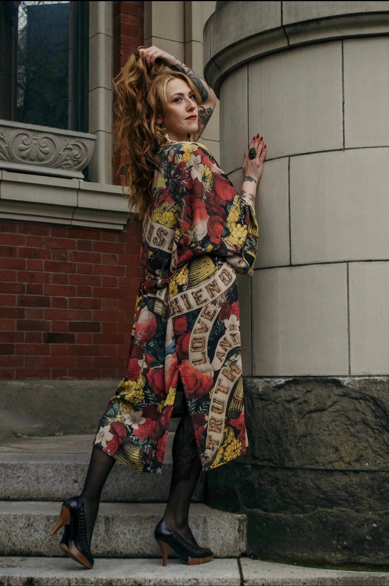 Friendship Love & Truth OPERA Kimono Jacket