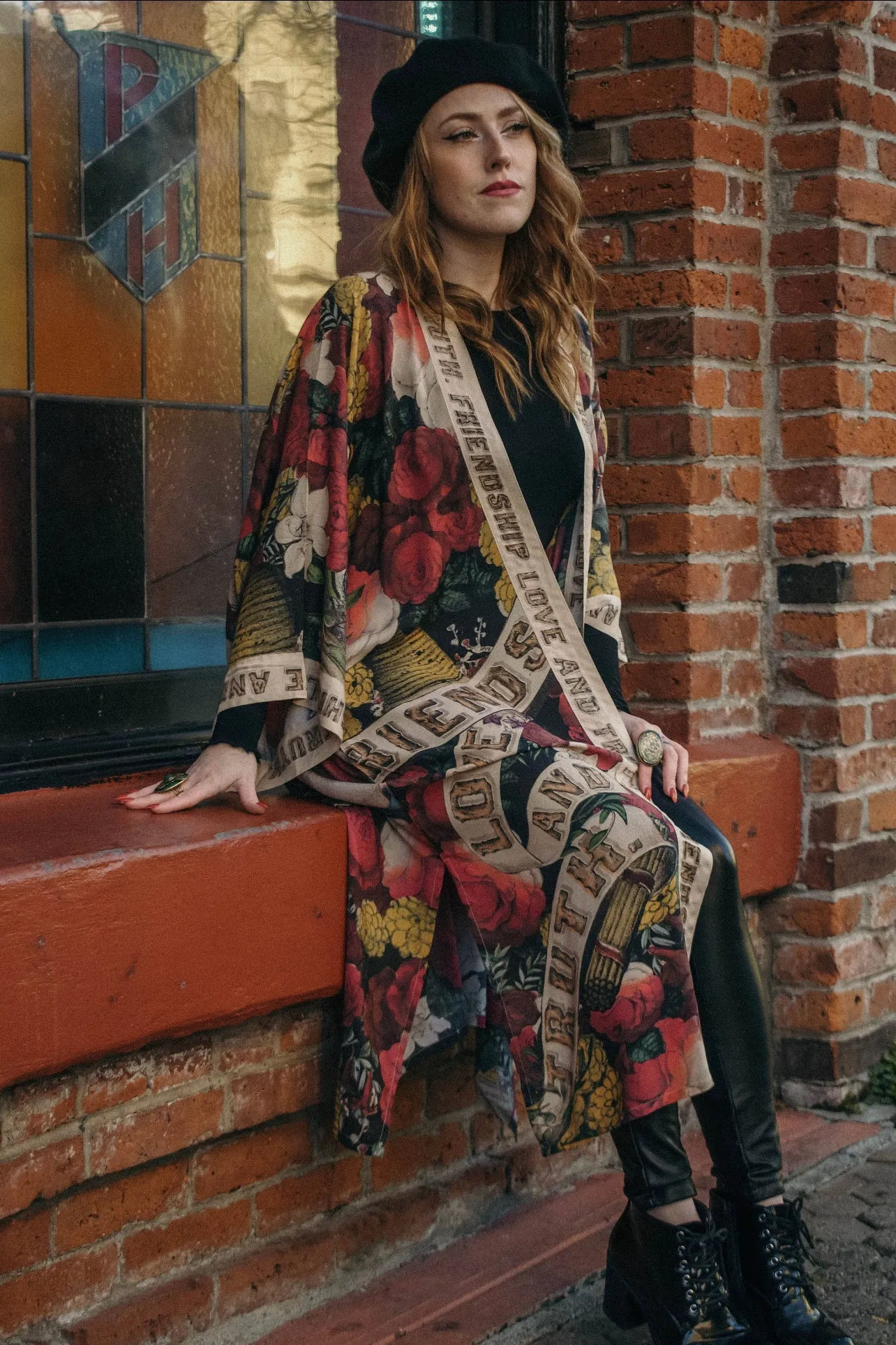 Friendship Love & Truth OPERA Kimono Jacket