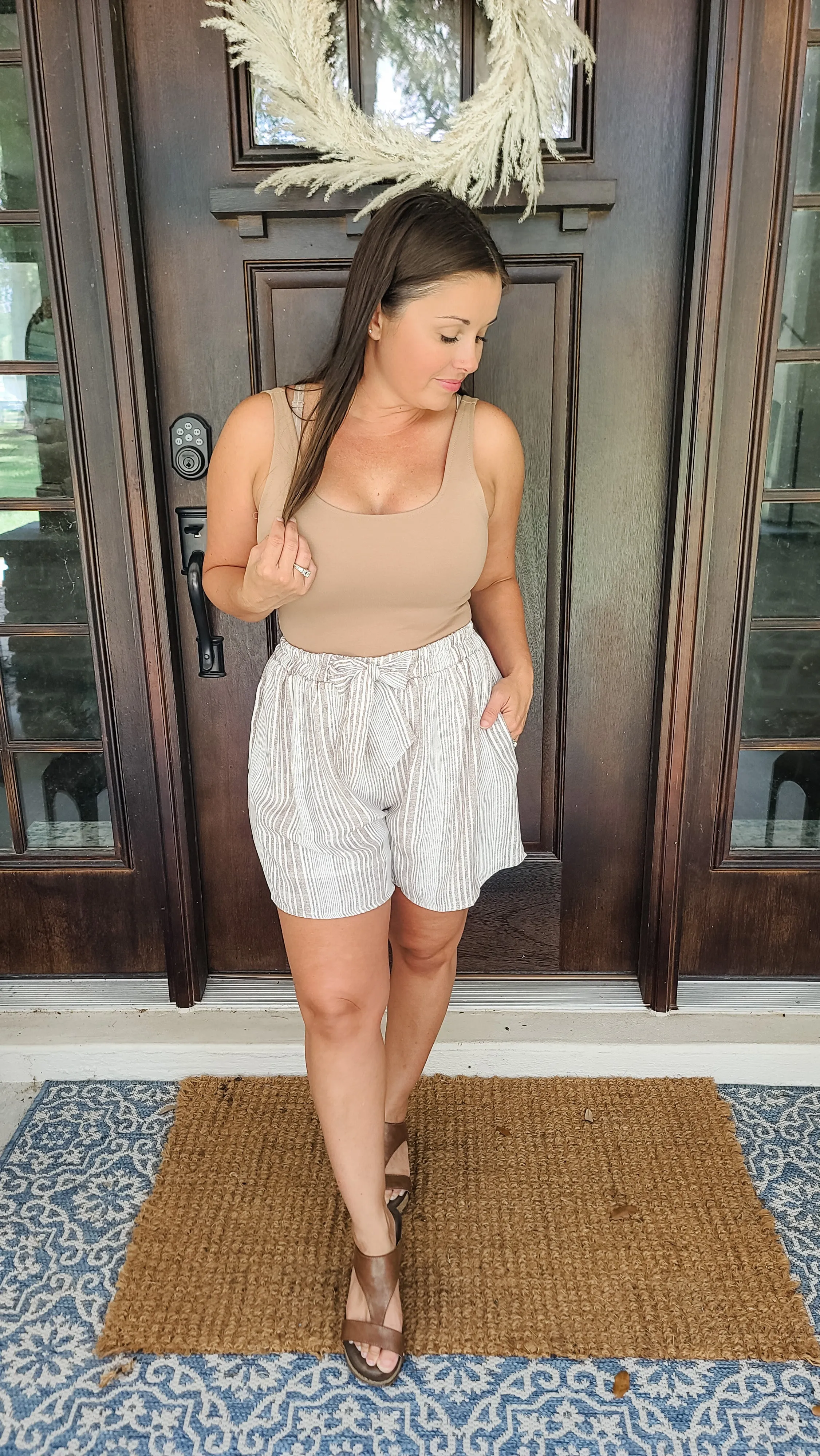 Girls Bestfriend Bodysuit - Taupe