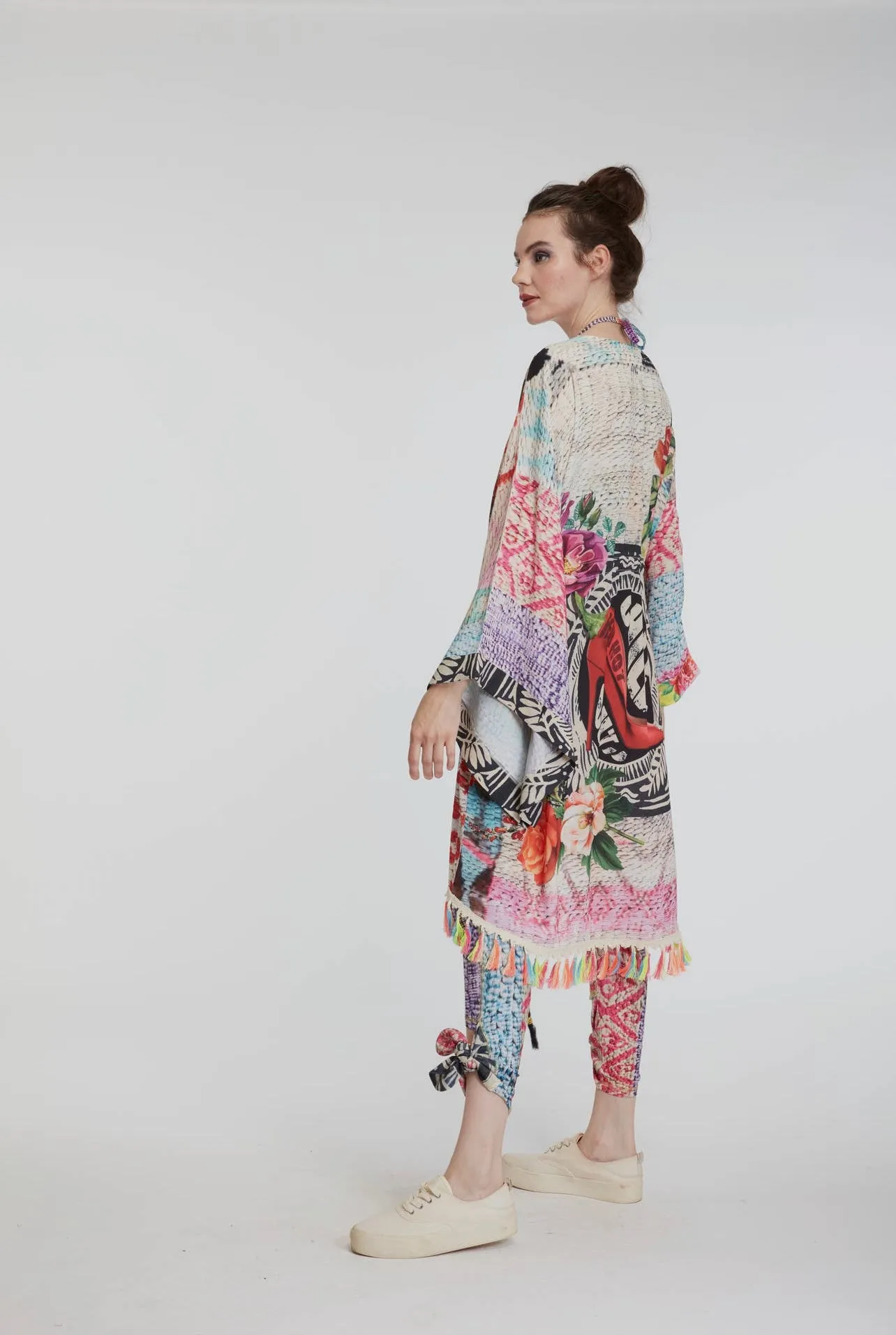 IPNG Red Hot Shirred Kimono