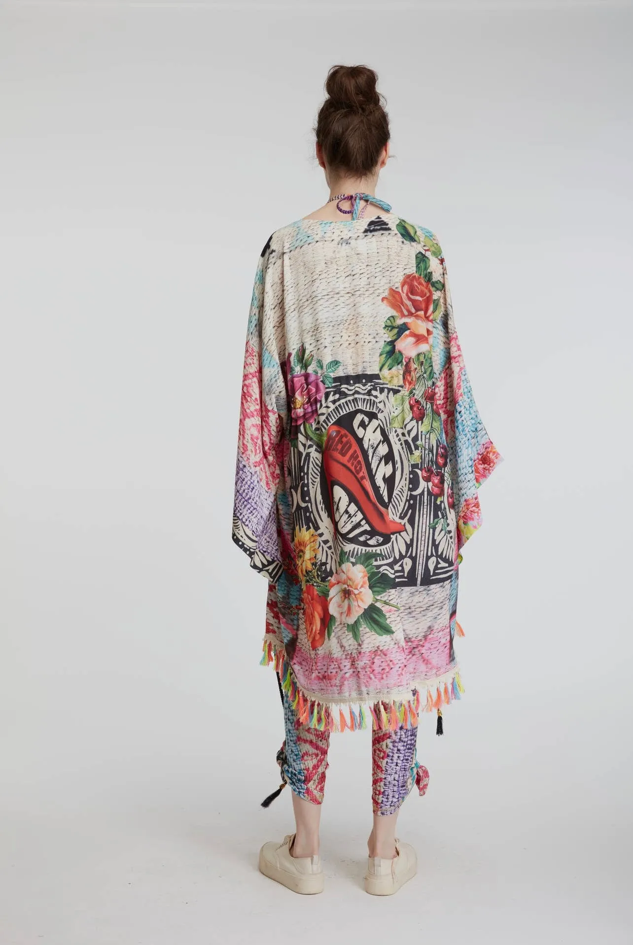 IPNG Red Hot Shirred Kimono