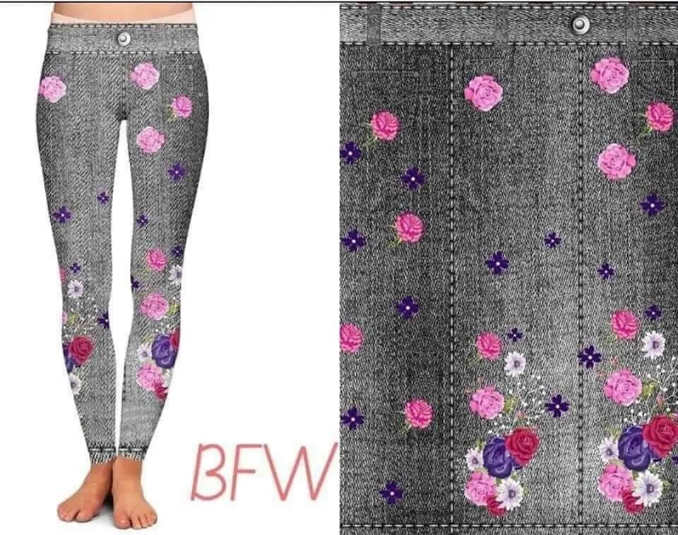 Jeans tulips leggings with pockets