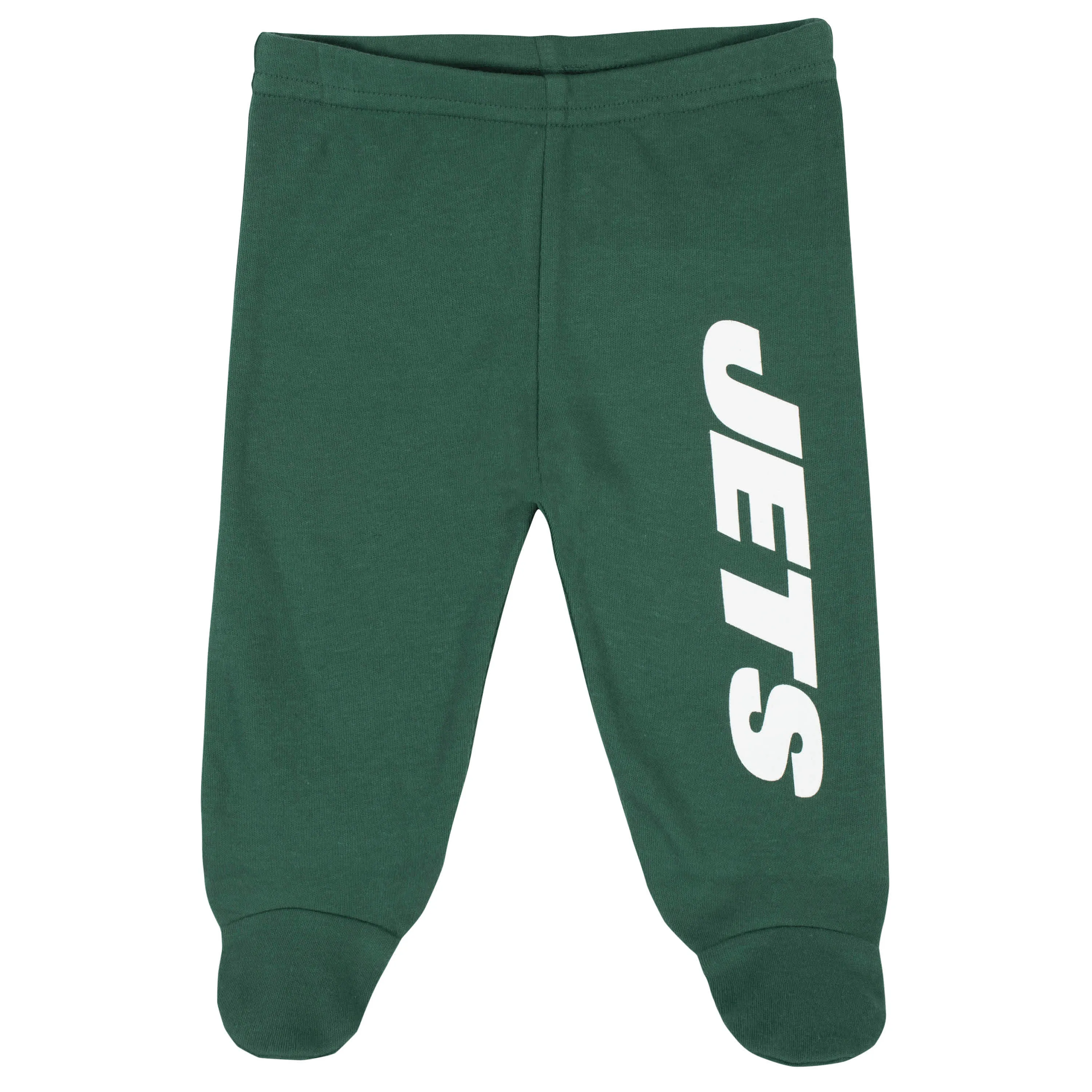 Jets Baby Boys 3-Piece Bodysuit, Pant, and Cap Set