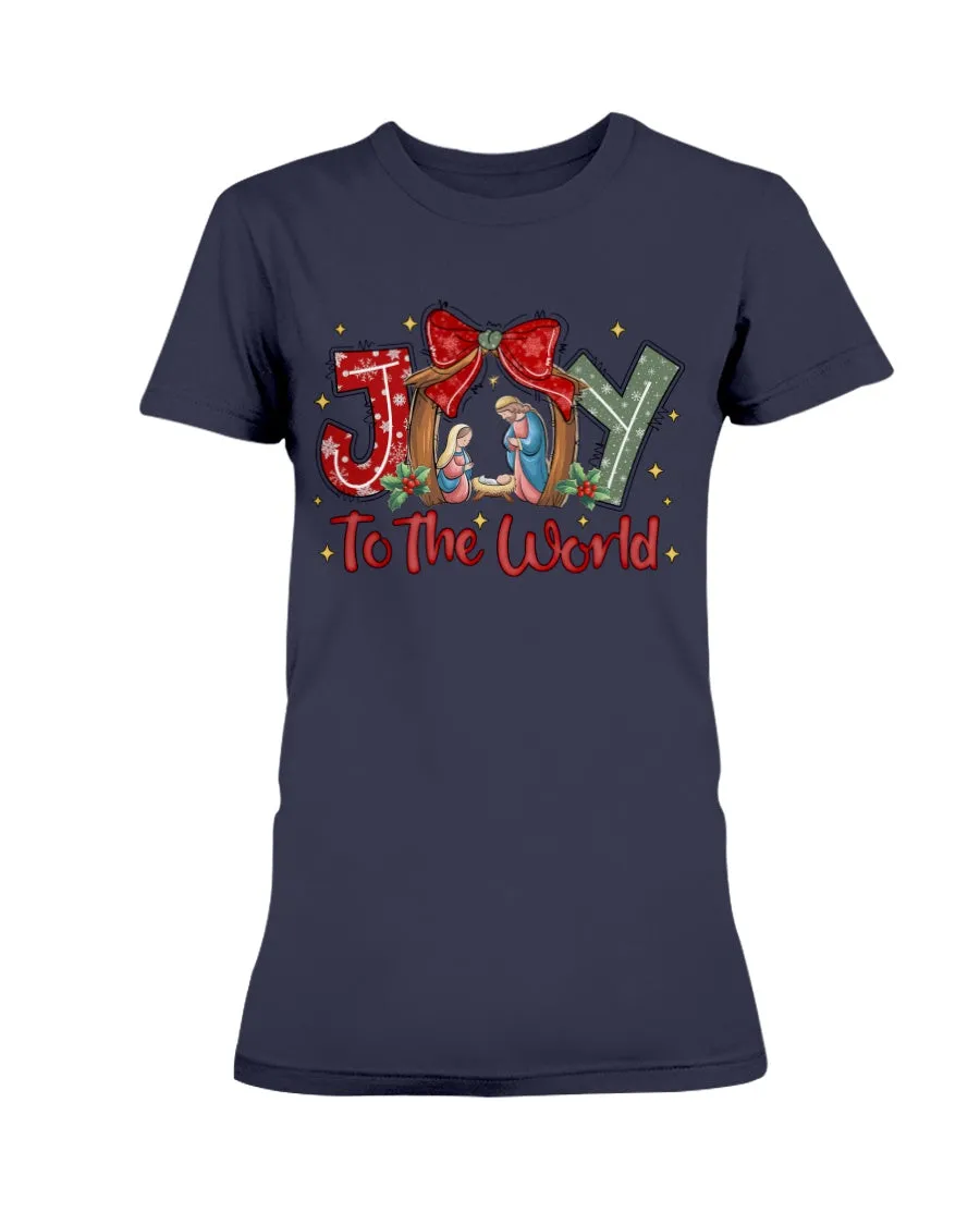Joy to the World Missy T-Shirt