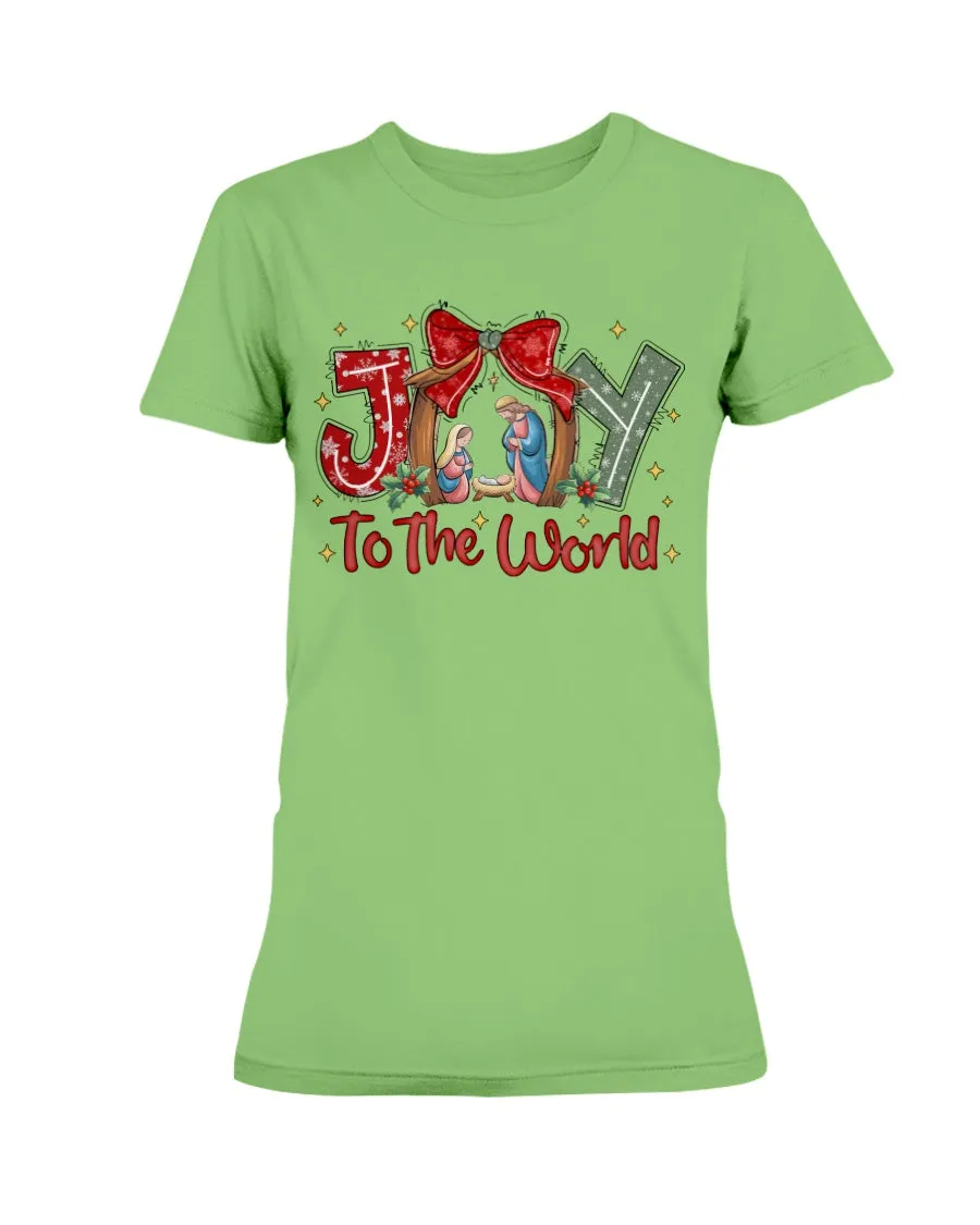 Joy to the World Missy T-Shirt