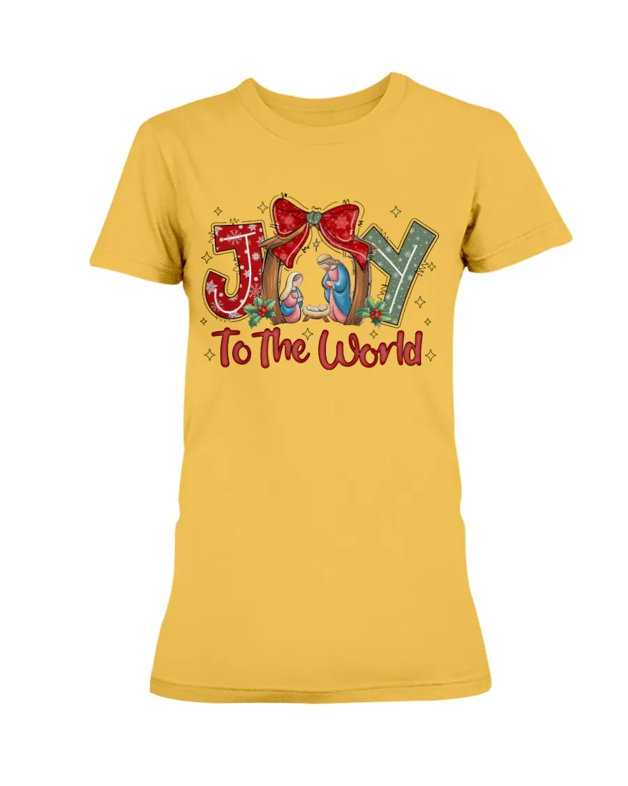 Joy to the World Missy T-Shirt
