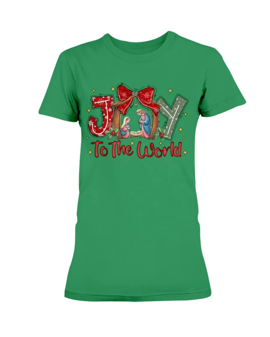 Joy to the World Missy T-Shirt