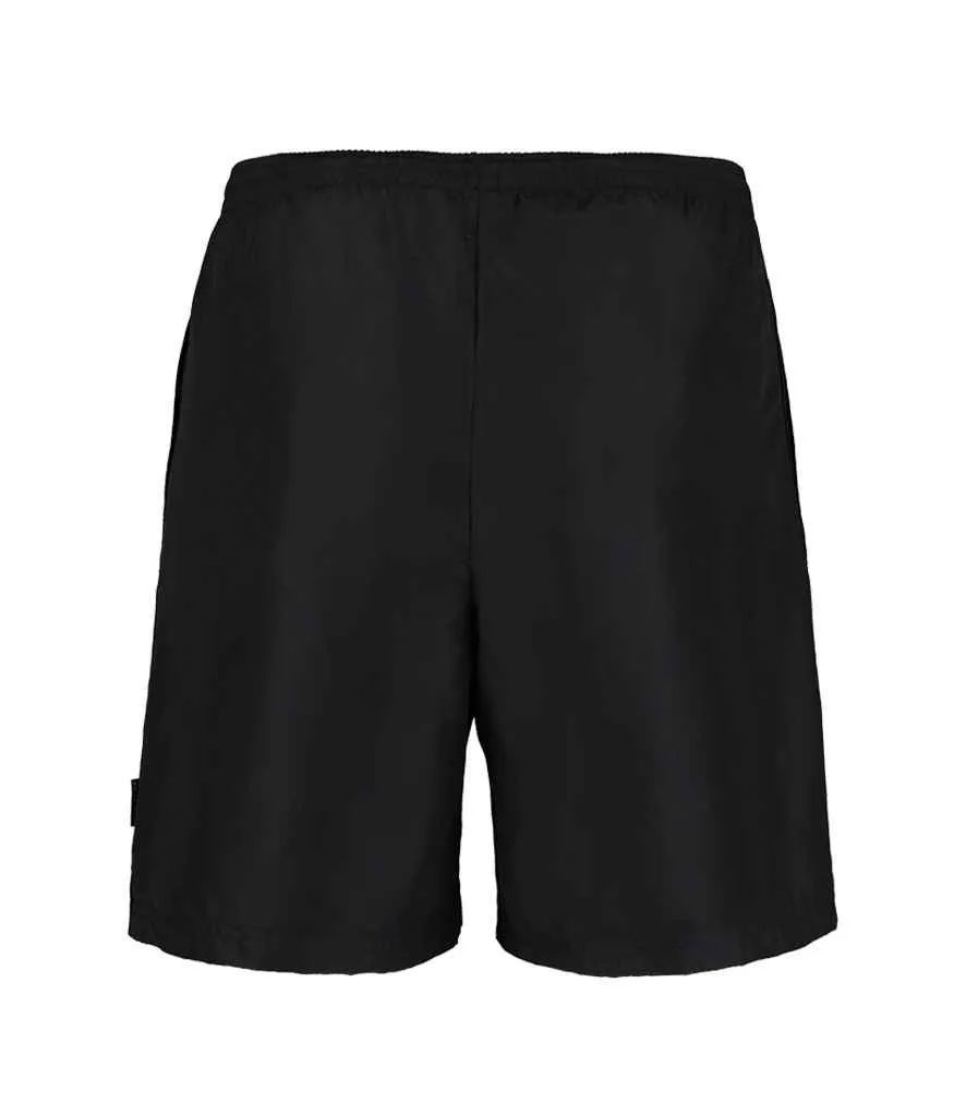 Kustom Kit Cooltex® Mesh Lined Training Shorts | Black