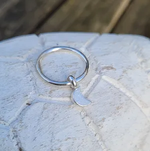 Little Moon Dangle Ring