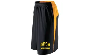 <font color="red">REQUIRED PURCHASE</font> <BR>Moisture Wicking Shorts <BR>with Pockets <br>Black w/athletic gold trim and <br>athletic gold ink