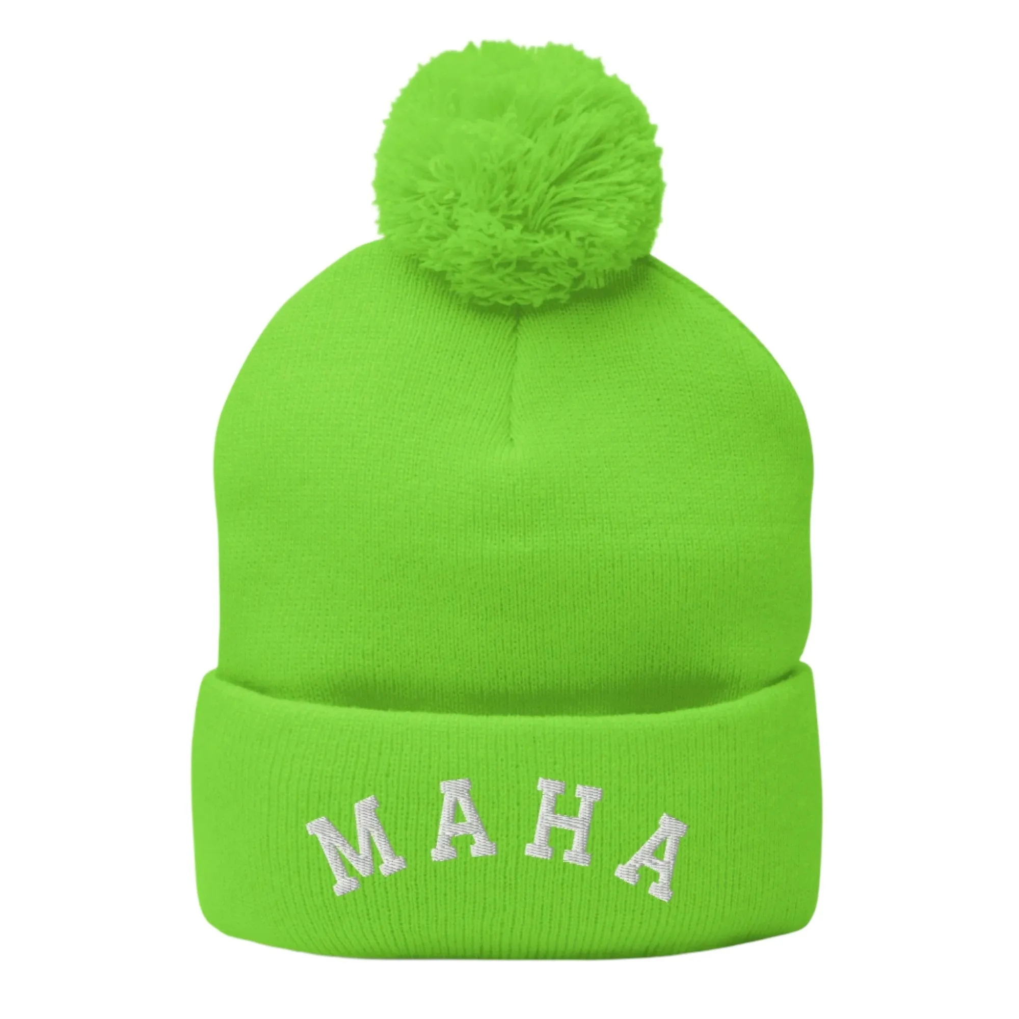 MAHA Collegiate Pom-Pom Beanie