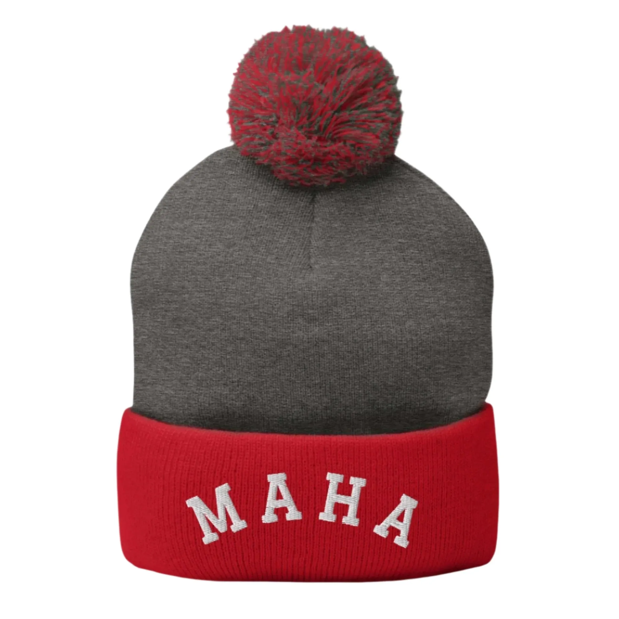 MAHA Collegiate Pom-Pom Beanie