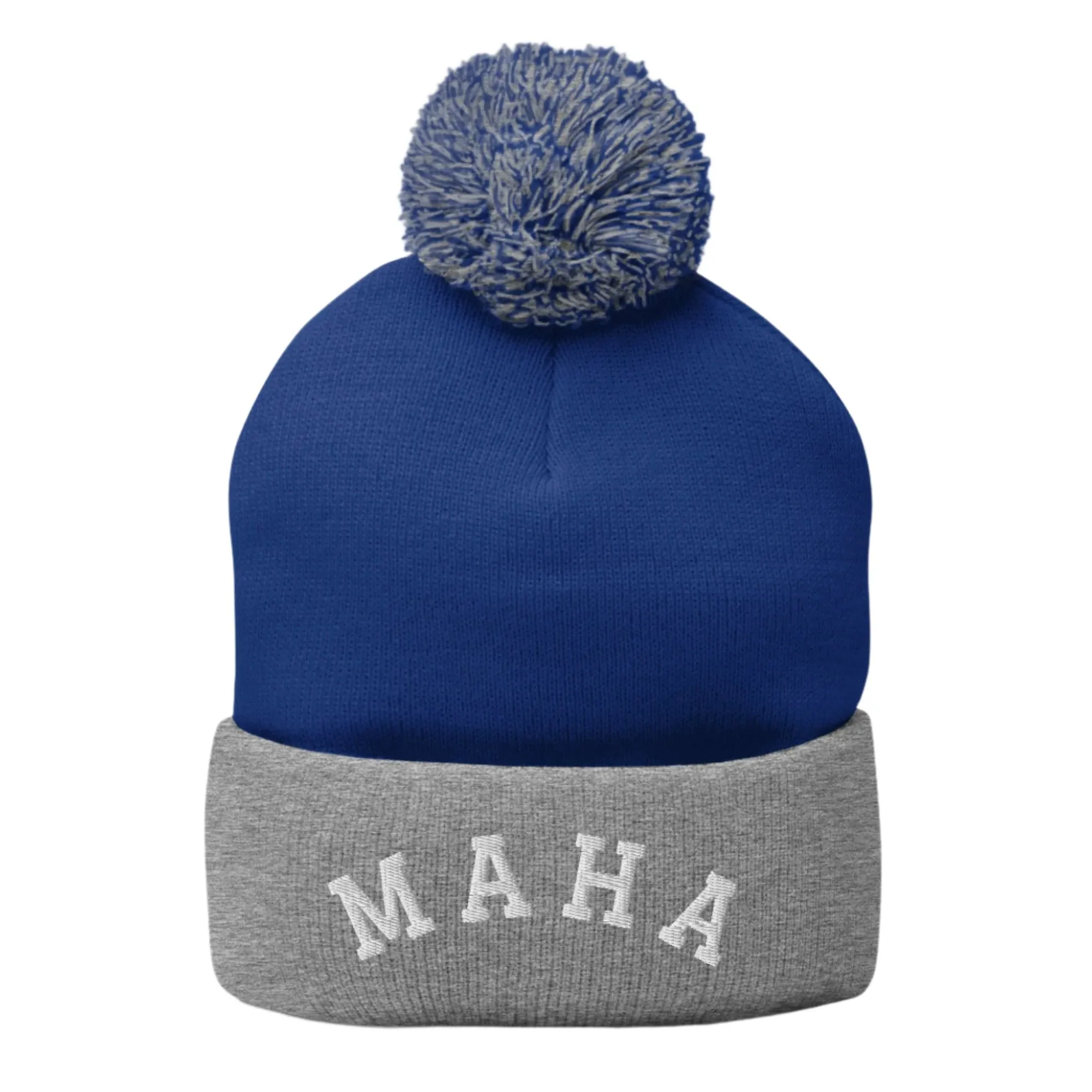 MAHA Collegiate Pom-Pom Beanie