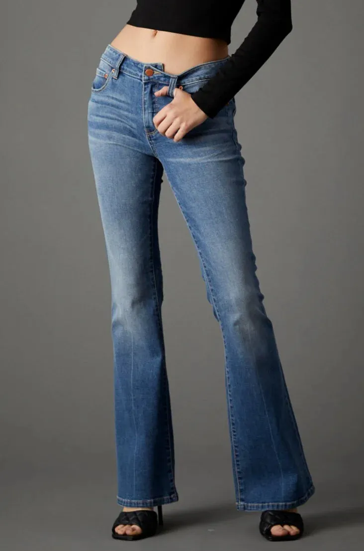 Maya Recycled Mid Rise Bootcut