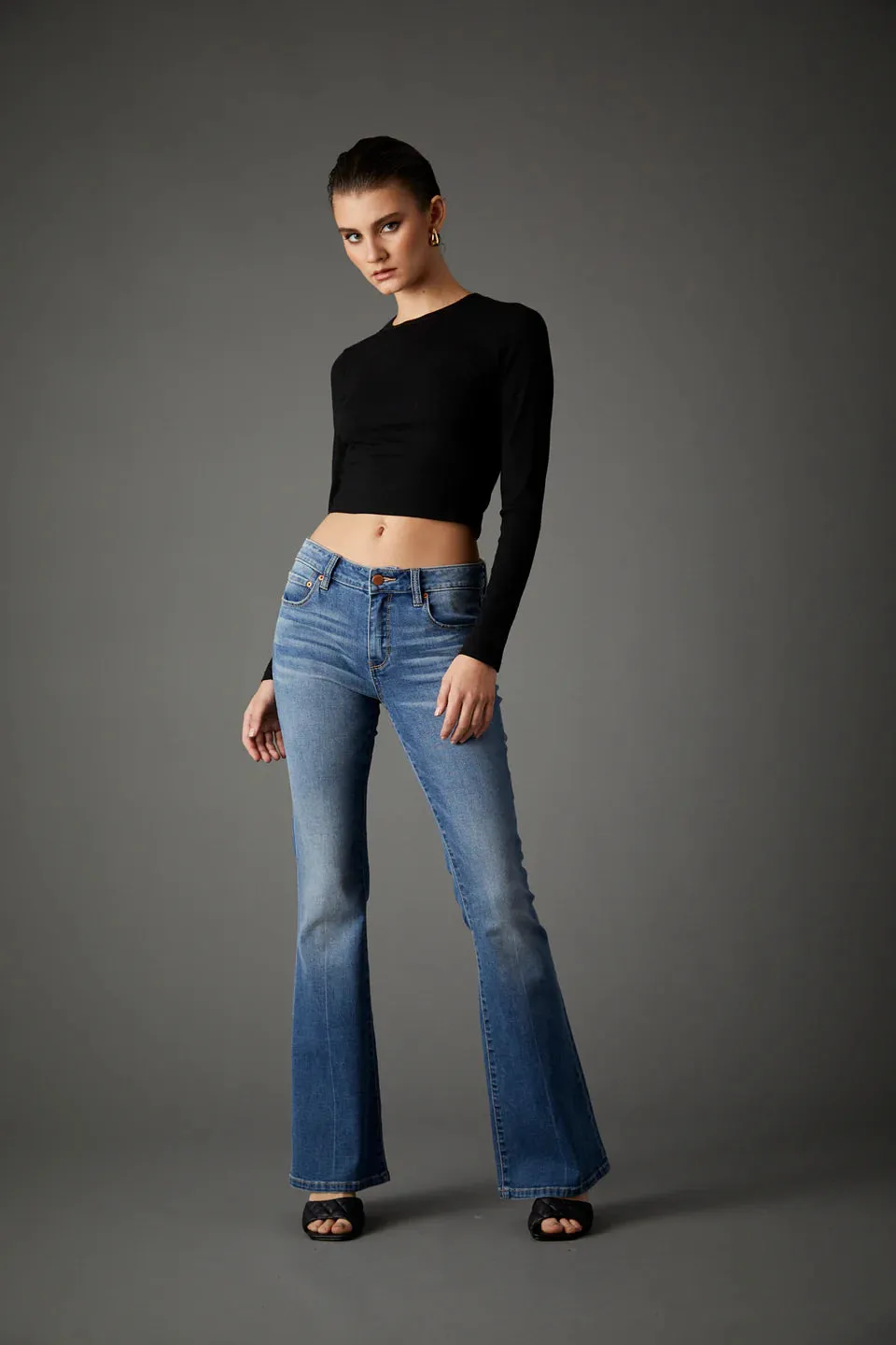 Maya Recycled Mid Rise Bootcut