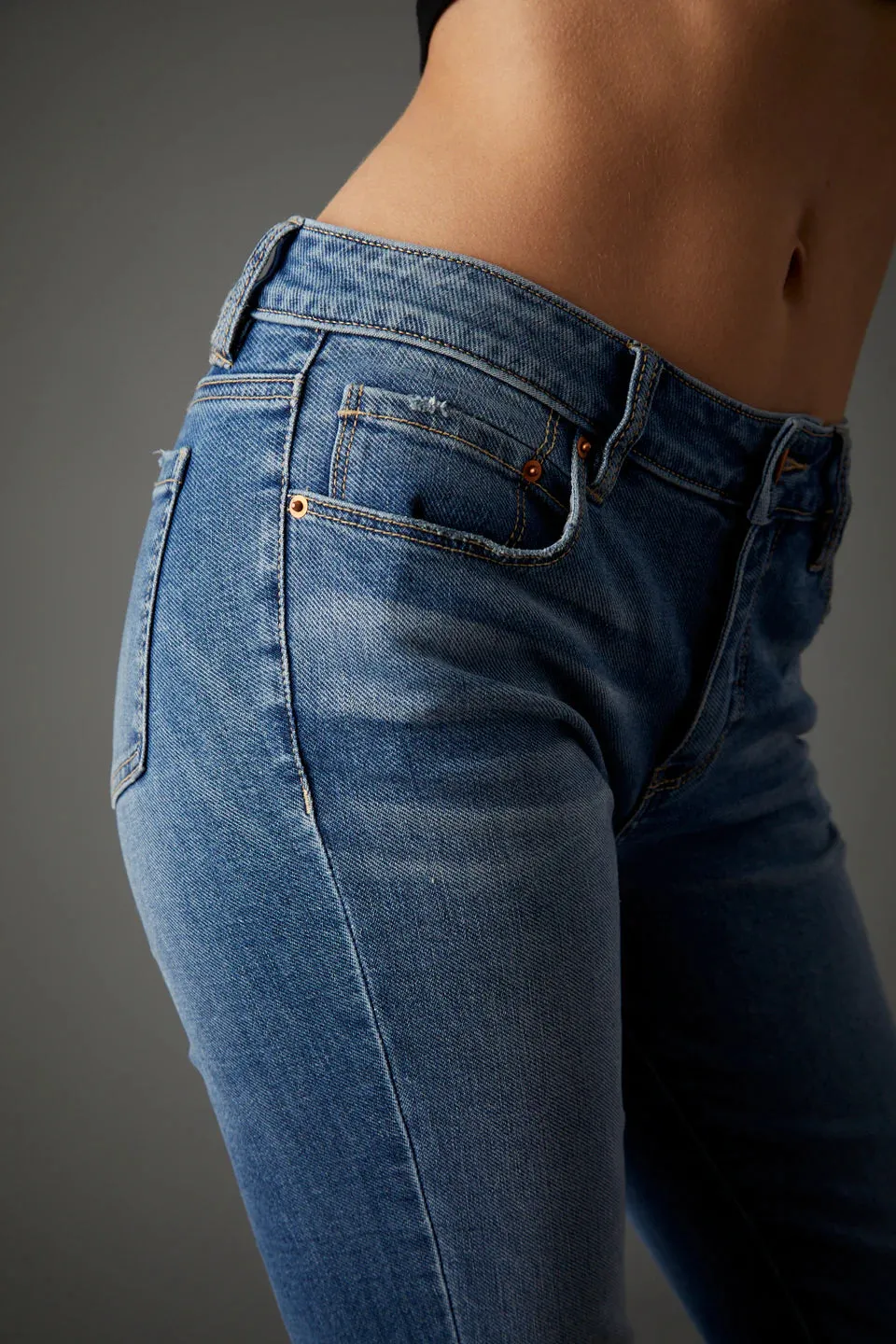 Maya Recycled Mid Rise Bootcut