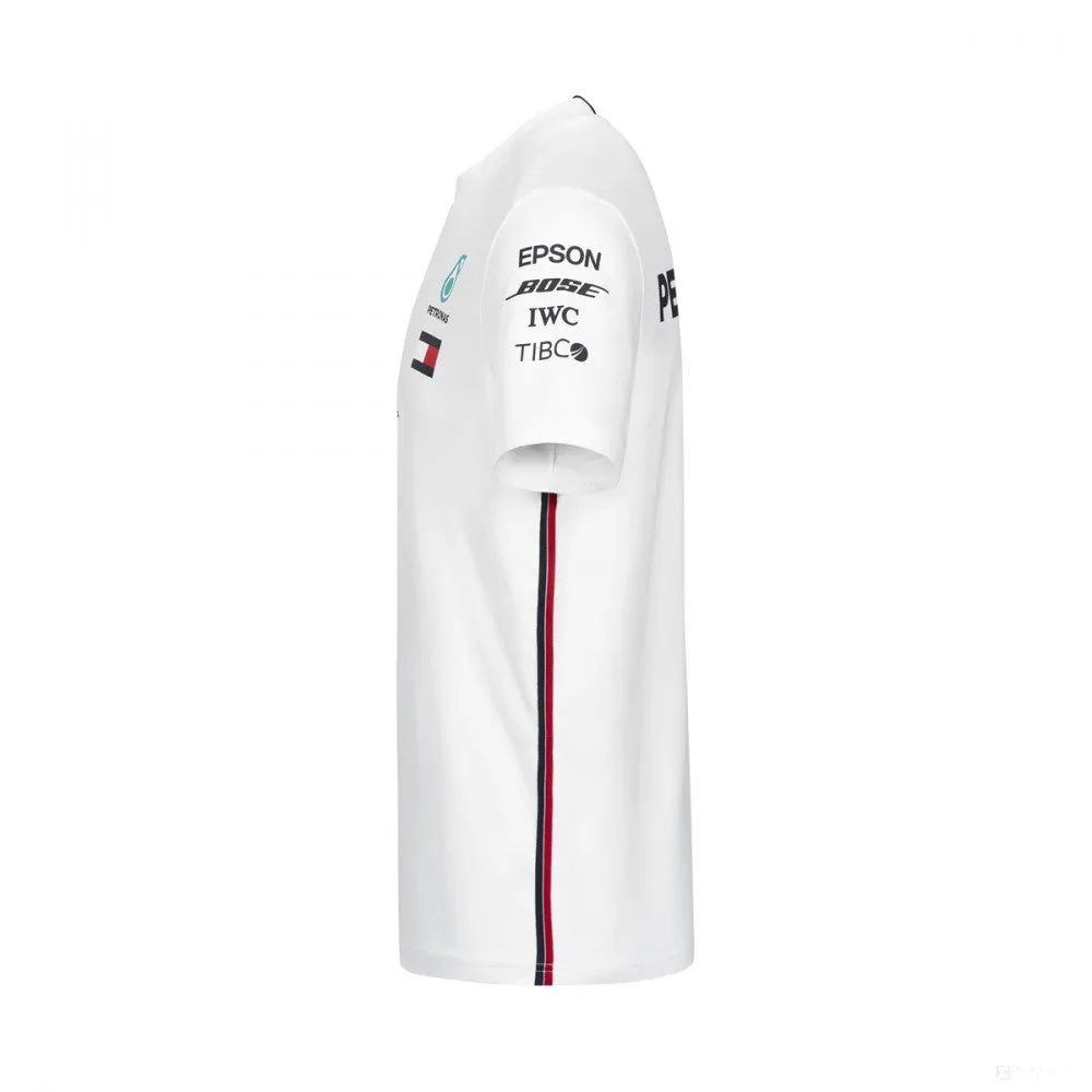 Mercedes T-shirt, Team, White, 2019
