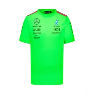 Mercedes Team Set Up Tee, Green, 2023
