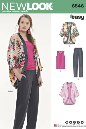 NL6546 Women's Separates Sewing Pattern