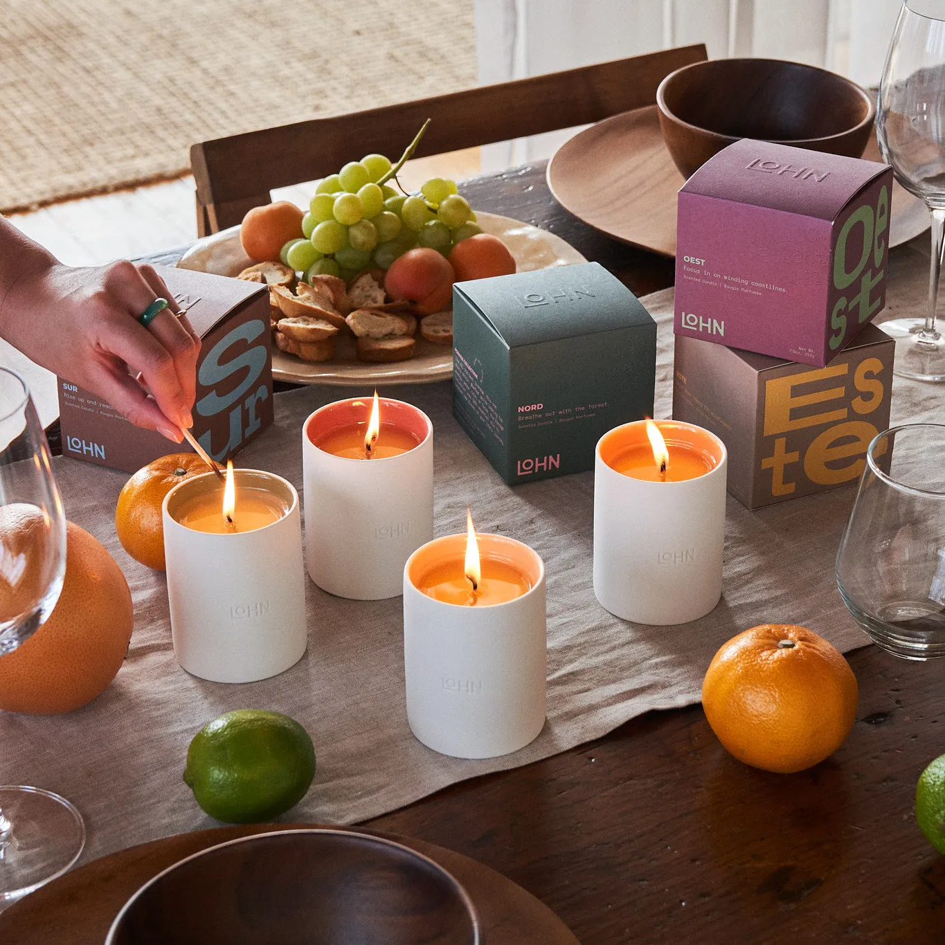 OEST Scented Candle - Black Pepper & Rosemary