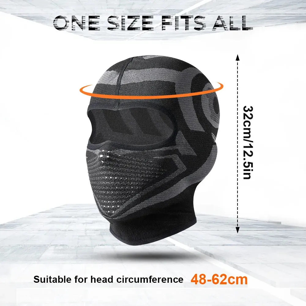 Outdoor Cycling Balaclava Full Face Mask Winter Hat Breathable Windproof Sport Hiking MTB Bike Motorcycle Helmet Liner Men Women
